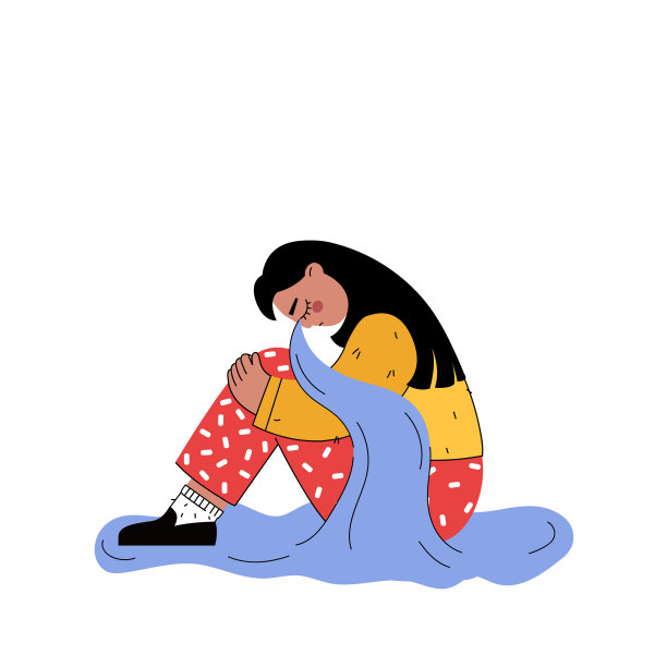 悲伤和抑郁的女孩图片下载