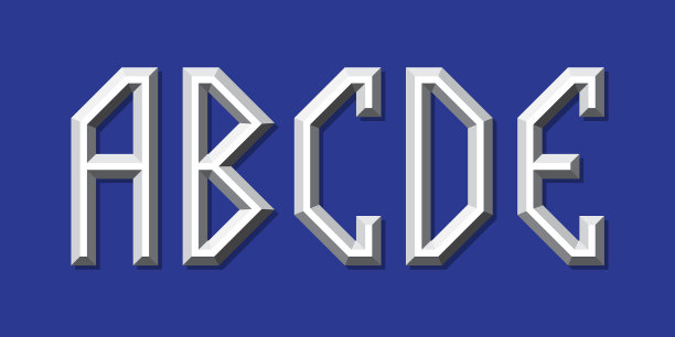 金属体积a b c d e字母图片下载