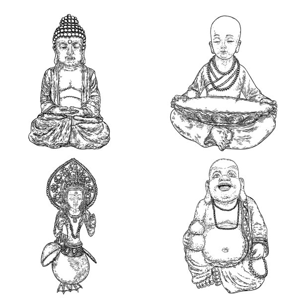 禅坐佛龛及佛像画像。卫塞节是印度教徒的传统佛教节日。佛诞节佛诞节佛诞节佛诞节佛诞节向量。图片下载