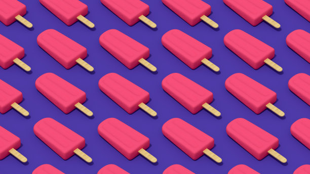 雪糕棒，冰棒，简约的夏日概念图片下载