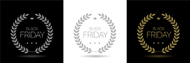 黑色星期五标签套装图片下载