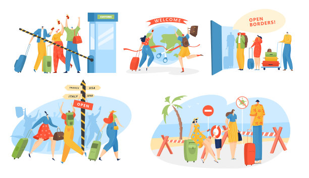 开放边境旅游图片下载