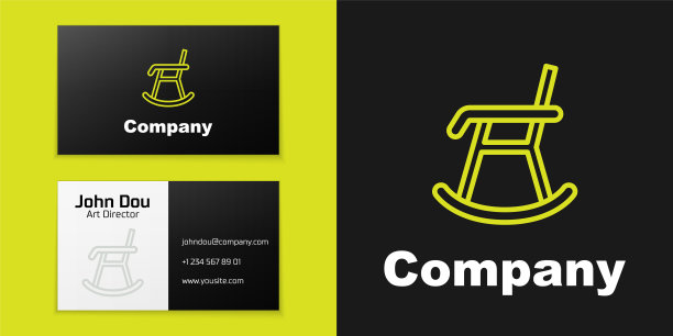 扶手椅图标孤立在黑色背景。标志设计模板元素。向量图片下载