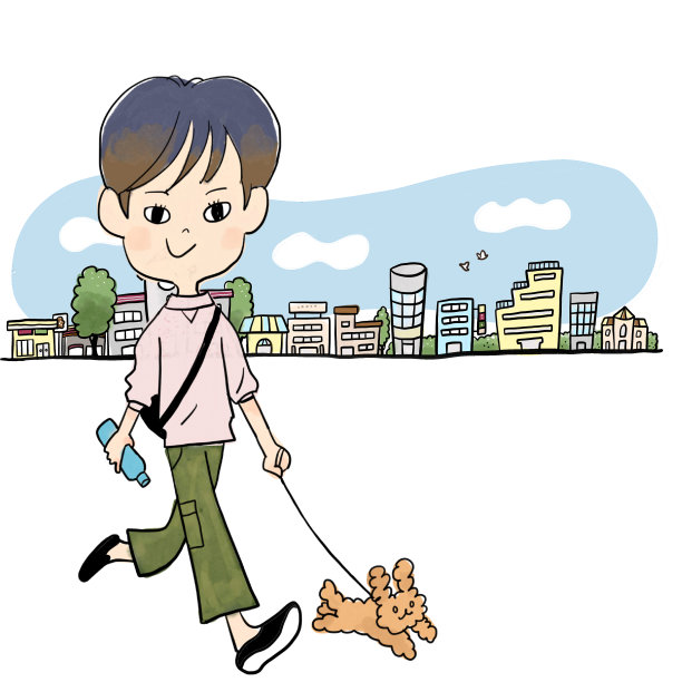 穿过街道的东京女孩图片下载