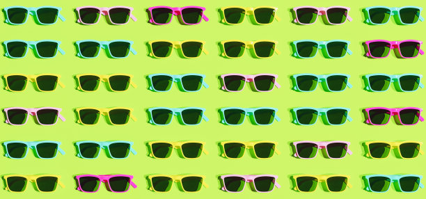 色彩柔和的太阳镜图案图片下载