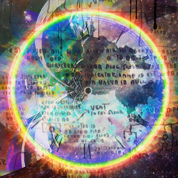 彩色抽象表盘图片下载