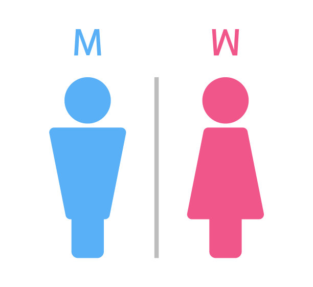 男人和女人的象征。男女厕所标志。男士和女士马桶图标集。性别图标。卫生间矢量图标。厕所图标。矢量插图。每股收益10图片下载