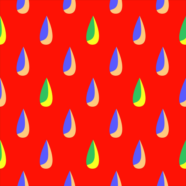 矢量-水滴无缝模式。图片下载