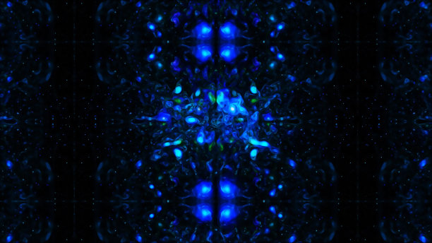 数字渲染抽象发光点网格背景图片下载