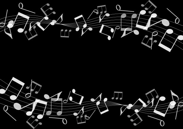 黑色乐谱架图片下载