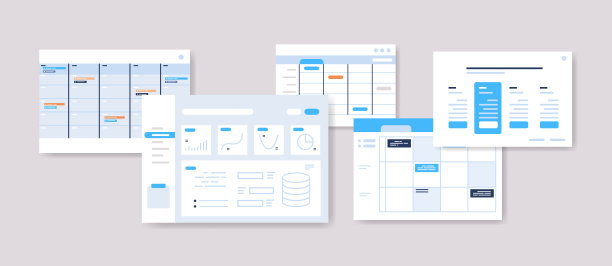 设置计划时间表信息图表仪表板模板在线计划组织时间管理图片下载