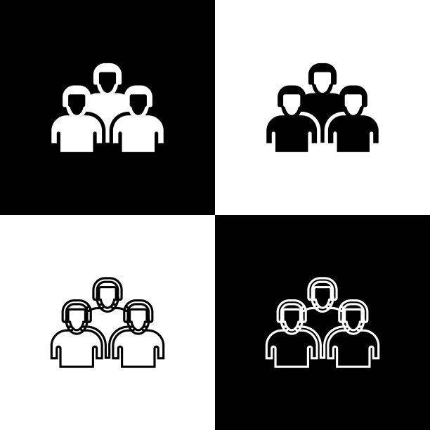 棒球运动员团队图标矢量素材图片下载