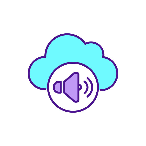 在线音乐存储服务RGB彩色图标图片下载