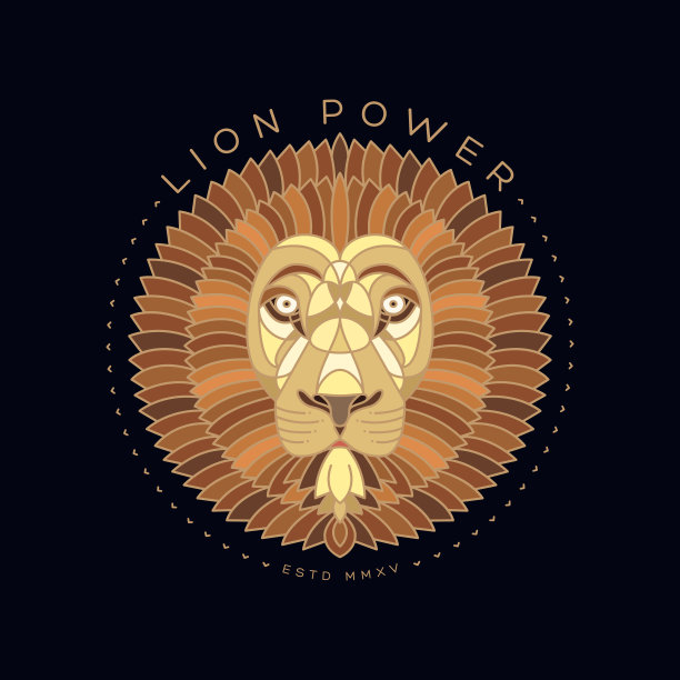 抽象的动物插图图片下载