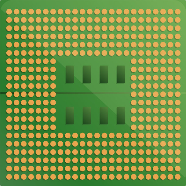 图形处理器图标卡通风格图片下载