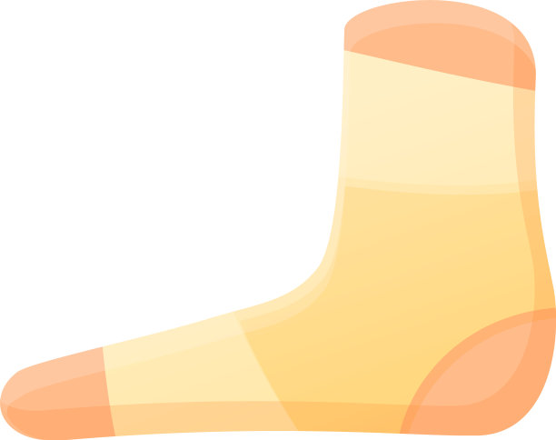 脚部紧急绷带图标卡通风格图片下载