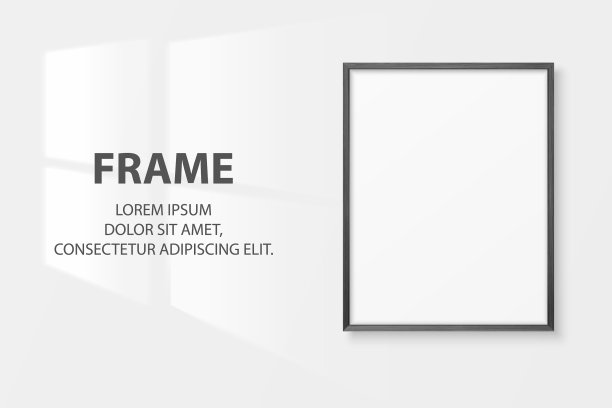 3d现实a4空白黑色木制简单图片下载