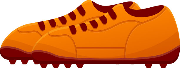 男人足球靴图标卡通风格图片下载