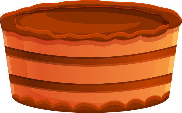 烤蛋糕图标卡通风格图片下载