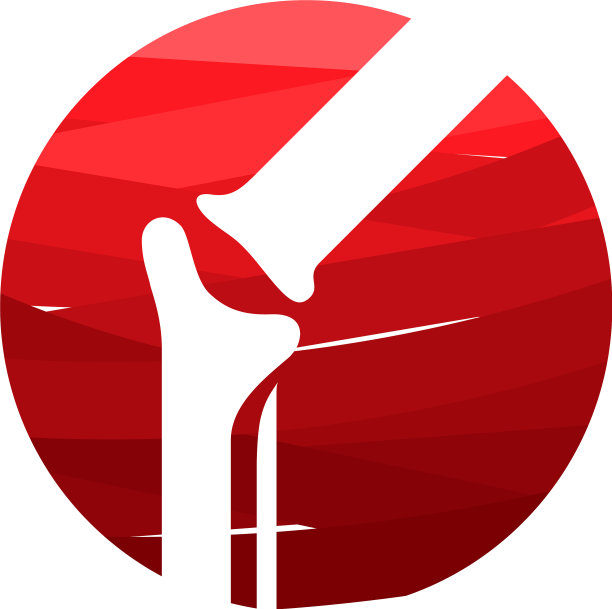 抽象的圆形骨护理符号设计理念图片下载