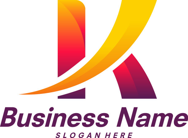 首字母k勾轨道标志设计k图片下载