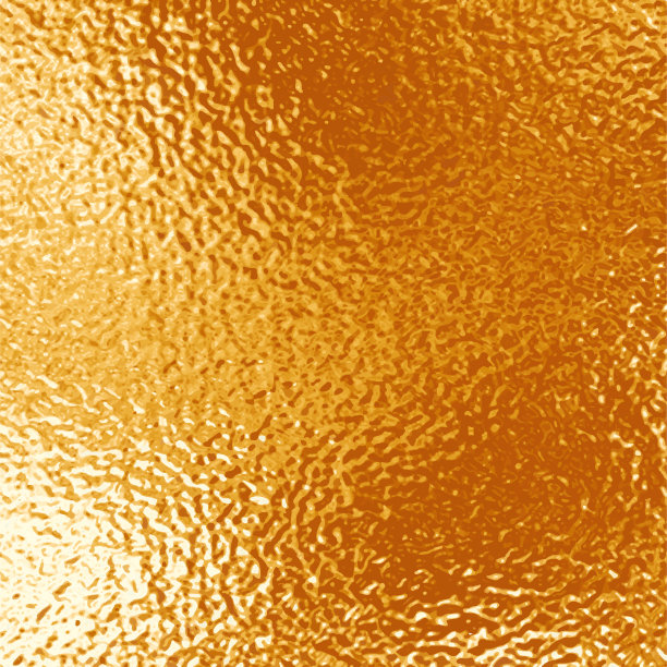 黄金的背景。铝箔纹理背景三维，矢量插图。图片下载