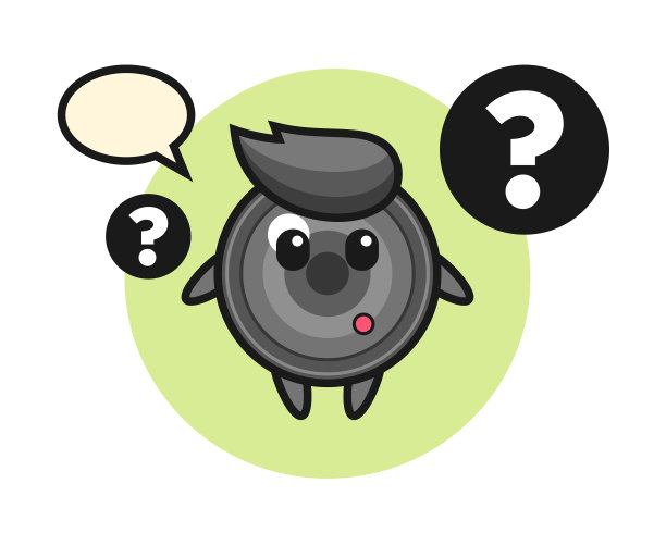 带问号的卡通镜头图片下载