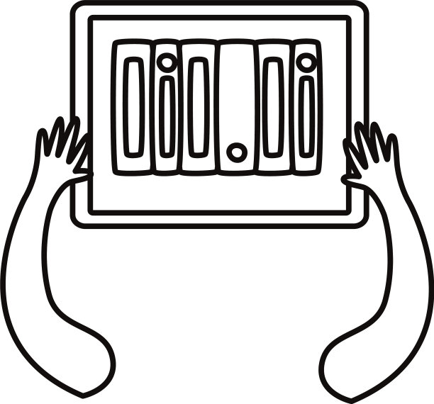 电子书技术在平板设备上的图标图片下载