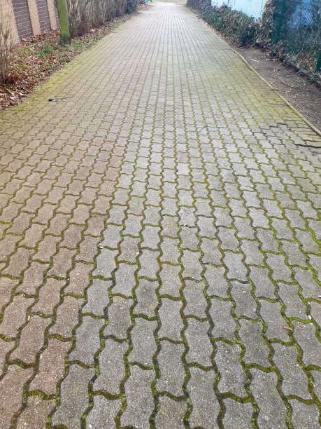 铺路石路停车步道图片下载