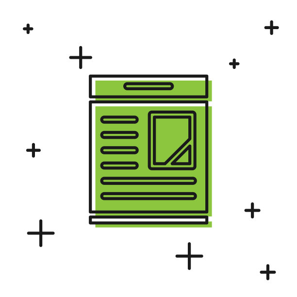 黑色报纸广告展示图片下载