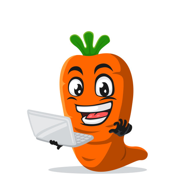 胡萝卜吉祥物或人物图片下载