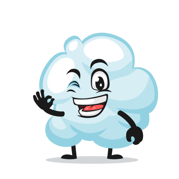 云吉祥物或云人物图片下载