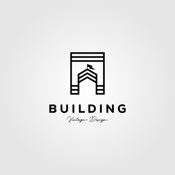 房地产建筑标识设计图片下载