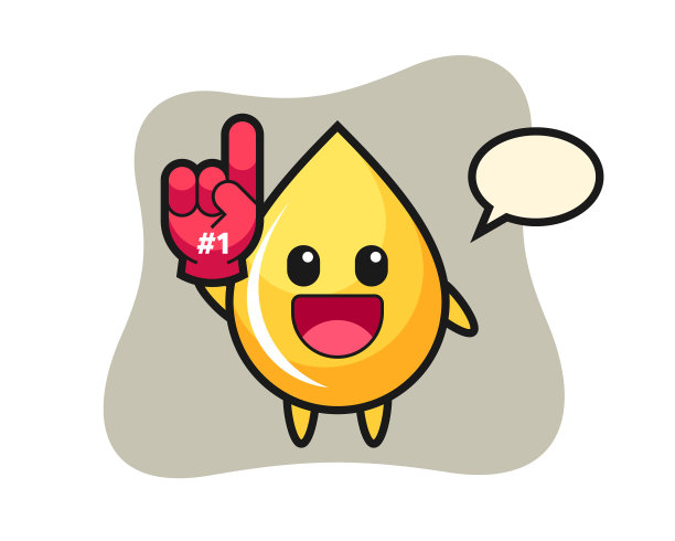 蜂蜜滴卡通1号球迷手套图片下载