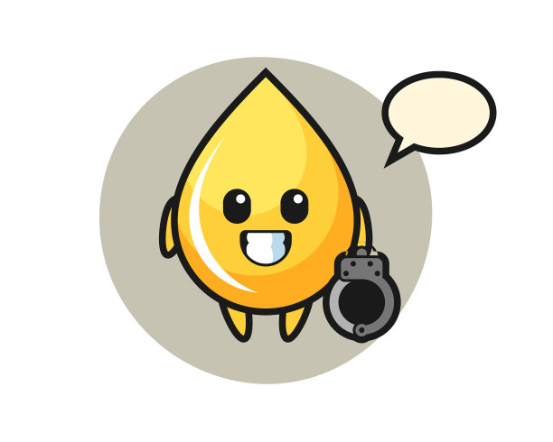 卡通吉祥物蜜滴当警察图片下载