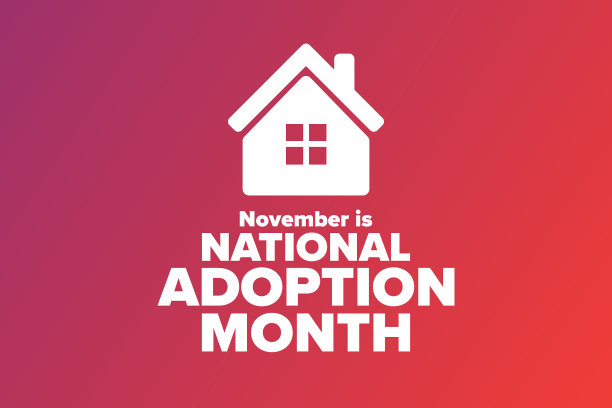 11月是国家收养月的节日图片下载