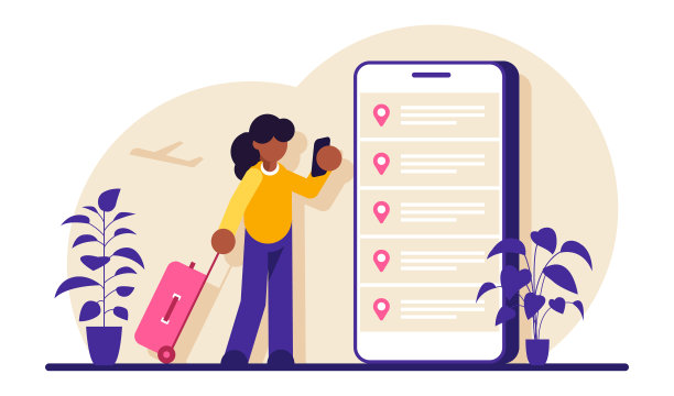 网上订票女子购票图片下载