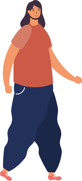 年轻女子，女行走人物图片下载