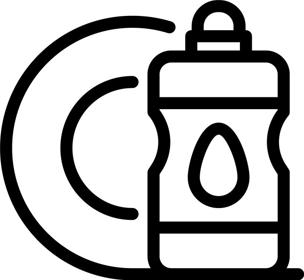 平板洗凝胶瓶图标轮廓风格图片下载