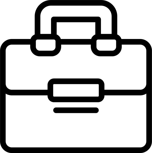 背包笔记本包图标轮廓风格图片下载