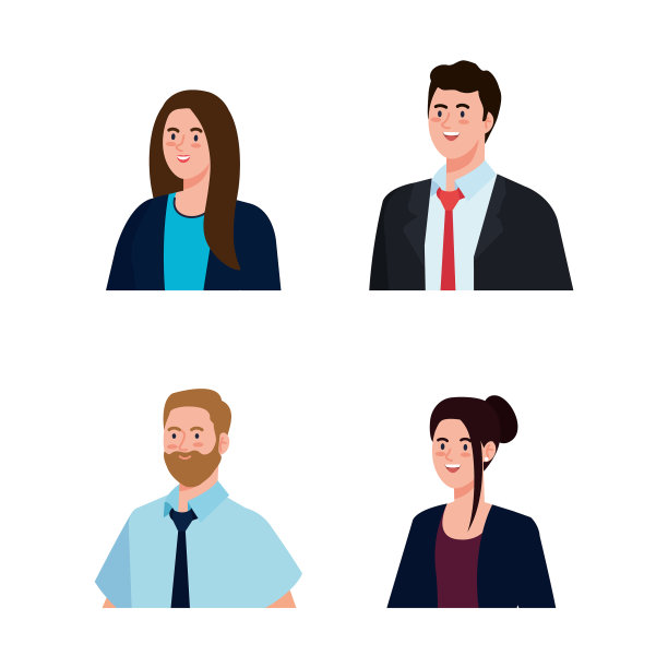 西装设计的商务人士图片下载