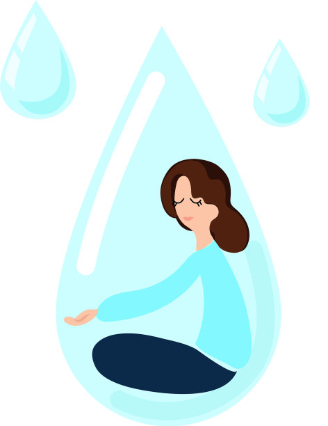 一滴水，里面有个女人图片下载