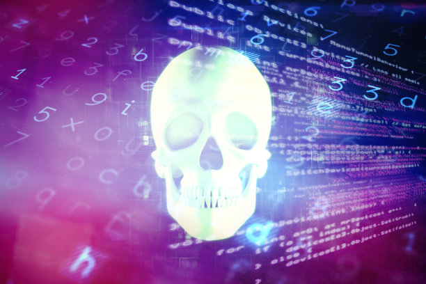 病毒背景的合成图像图片下载