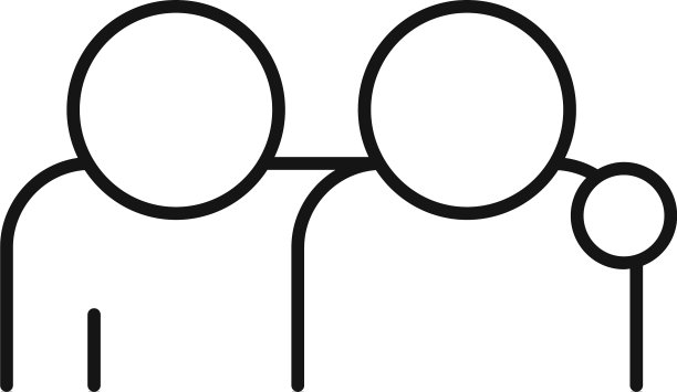 真正的友谊图标轮廓风格图片下载