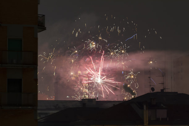 新年的焰火图片下载