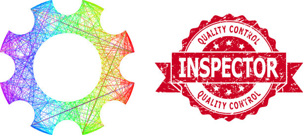 刻痕质量控制检验员印章和图片下载