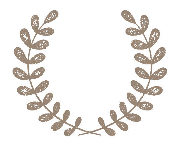月桂花圈孤立在白色图片下载