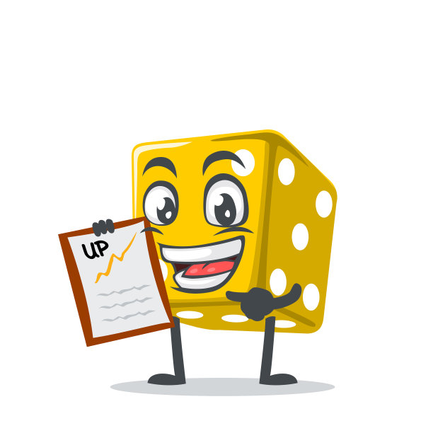 掷骰子吉祥物或角色图片下载