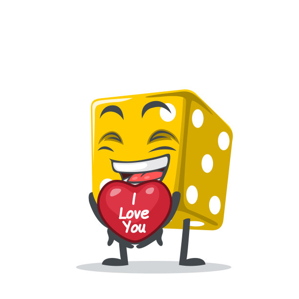 掷骰子吉祥物或角色图片下载