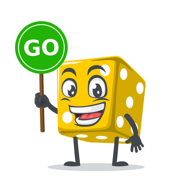 掷骰子吉祥物或角色图片下载